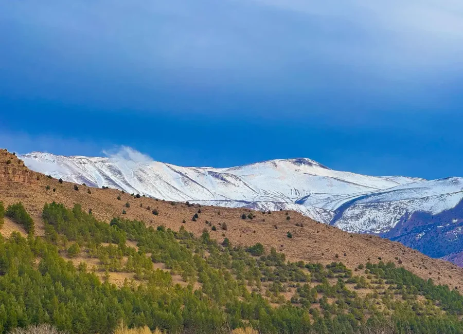 High Atlas Mountains near Imlil Morocco